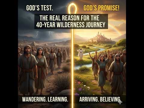 The Real Reason for the 40-Year Wilderness Journey: Why God Made Israel Walk in the Desert