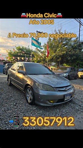 🚘Honda Civic🚘 Año 2005 Motor 1.8 Vidrios eléctricos Aire acondicionado 💰Precio 79,000 negociable💰