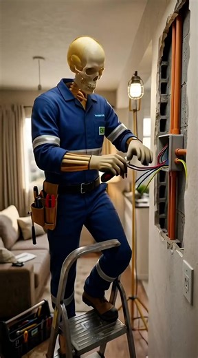 como e a vida de um eletricista #3d #animation #curiosidade