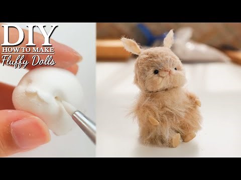 DIY🧸手足が自由に動かせるお人形の作り｜How to make an animal doll｜original dolls