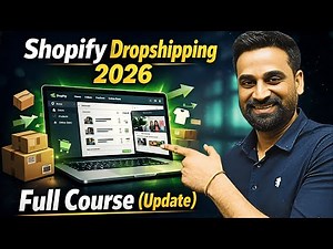 Shopify Dropshipping Full Tutorial For Beginners 2026 || Hindi