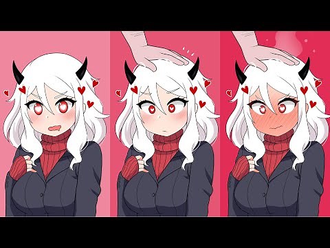 Cute Demon Anime Girl.mp4