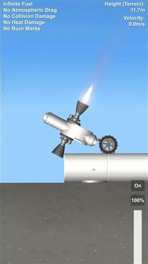 simplest 120 hinge in sfs........#spaceflightsimulator