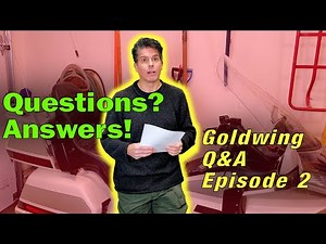 Goldwing Q&A Episode 2: Mystery Knob, Service Manuals, Coolant Reservoir Overflow