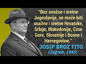 Reliving History: Tito's Iconic 1945 Speech in Zagreb | A Call for Unity in Yugoslavia