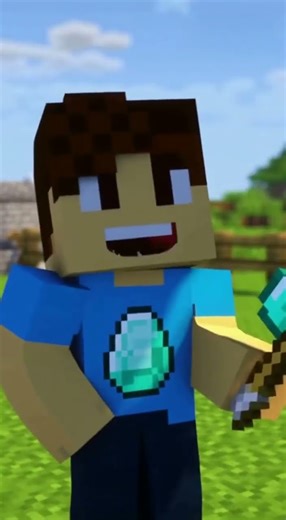 Skeleton Shoots DIAMONDS Prank! 💀➡️💎 #minecraft
