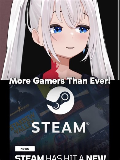 Steam Hits New Concurrent Player Count Record! #steam #steamgame #gamingnews #gaming