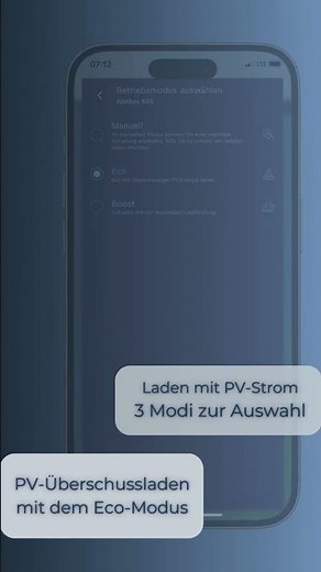 Wallbox per App steuern - die my Amperfied App mit allen relevanten Funktionen.