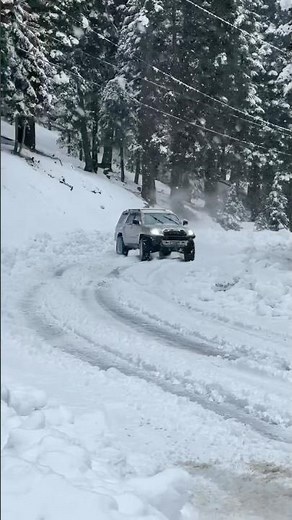 4Runner Snow Drift ❄️ #toyota #4runner #drift #4thgen4runner
