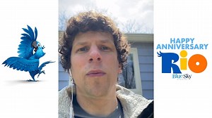 12K views · 57 reactions | Thank you, Jesse Eisenberg, for sharing your colorful (and hilarious!) #Rio memories as the voice of Rio…. we mean Blu! Blu will always and forever be an iconic Blue Sky character. 列 | 20th Century Studios | Facebook