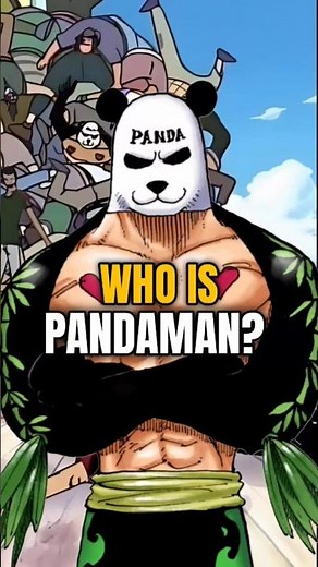 PANDAMAN ORIGIN STORY • WHO IS PANDAMAN? #onepiece #animeshorts #pandaman #esteregg #luffy #funfacts