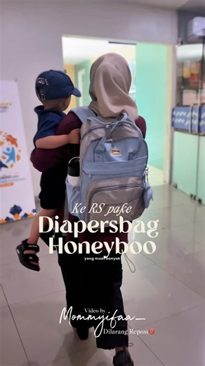Mommyifaa_ on Instagram: "#Honeyboo #Diaperbag #Tasbayi #travellingbag"