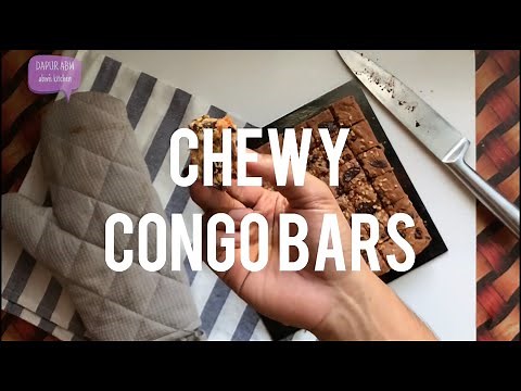 Chewy Congo Bars Recipe | Resepi Congo Bars | コンゴバーレシピ
