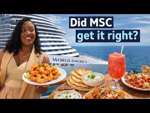 Paxos & Eataly on MSC World America | Honest Food Review