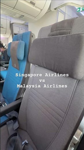 Singapore Airlines A350 vs Malaysia Airlines A330neo Economy