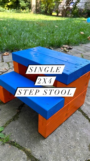 DIY Kids Step Stool Plans, Easy Build From 2x4 (digital Product) - Etsy