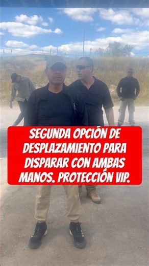 Second travel option for shooting with both hands. VIP protection.