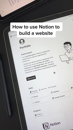 Turn Notion into a website with buttons and forms. #notion #notiontutorial #notiontips #websitebuilder #nocodetools
