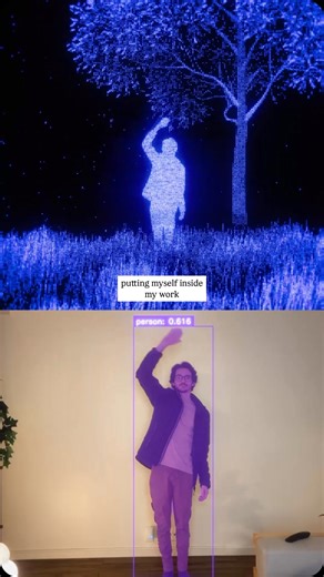 fesq on Instagram: "This was a very quick experiment using AI model,YOLOWORLD last year. I really wanted to test out how effective these detection models were! Soon after this test meta released SAM2 which had even better results!"