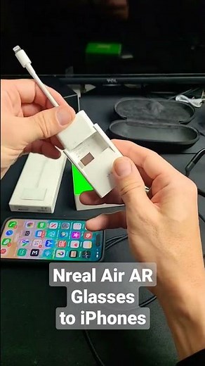 Connect iPhones to Nreal Air AR Glasses