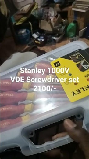 Stanley VDE Screwdriver set#Stanley hand tools #stanleytools