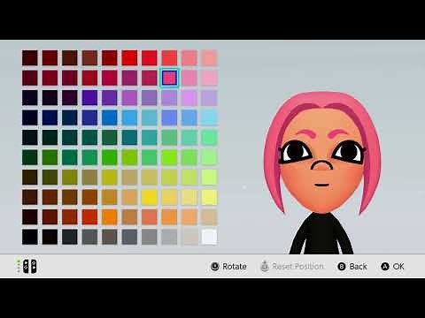 Mii Maker . How to make Female Octoling from Splatoon - Nintendo Switch . Free Tutorial