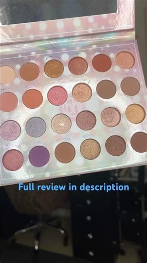bh cosmetics opalescent eyeshadow palette review! #makeup