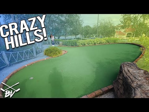 THESE ARE SOME OF THE BEST MINI GOLF HILLS I'VE EVER SEEN! | Brooks Holt