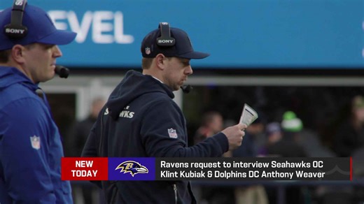Rapoport: Ravens have requested to interview Klint Kubiak and Anthony Weaver