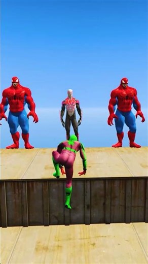 GTA 5 Epic Water Ragdolls Spiderman Jump/Fails Ep 136 #shorts