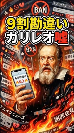 ガリレオの名言は嘘？9割が騙される真実 #雑学