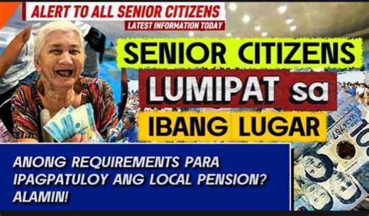SENIOR CITIZENS LUMIPAT SA IBANG LUGAR! ANONG REQUIREMENTS PARA IPAGPATULOY ANG LOCAL PENSION? ALAMIN! #seniorcitizens #LocalPension #highlightseveryone #highlights #highlightseveryonefollowers2025 #highlightseveryonefollowers | Glenda Tutorial