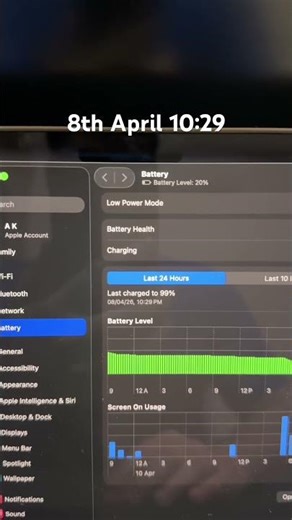 Macbook Pro M5 battery is Beast 🔥 #shorts