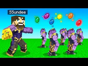 BUILDING a *THANOS* ROBOT ARMY in Minecraft (Insane Craft)