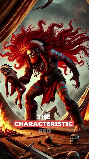Si-Te-Cah - The giants red hair cannibal. The horror of the Native American tribe. #nativetribe