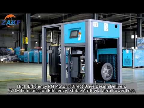 50HP Permanent Magnet Variable Frequency Screw Air Compressor