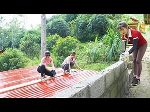 CEO Girl Leaves The City for The Forest: Roof, Concrete Pour Expand the Kitchen Space to Make Wine
