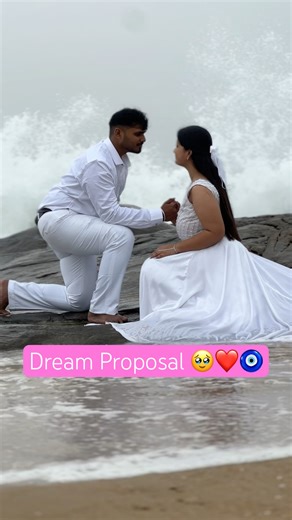 Dream Proposal 😍❤️ #love #couples #proposal #tamil #shortsindia #lovestatus #lovestory #proposal
