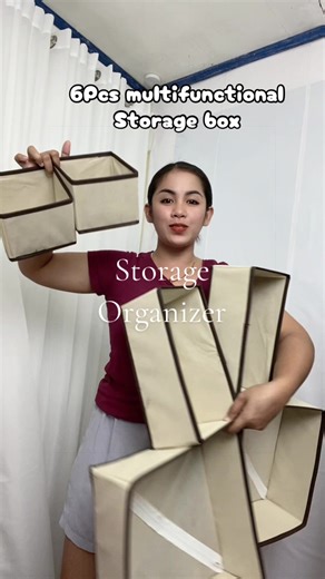 6Pcs multifunctional Storage box #storagebox #organizers #multifuctionalstoragebox #storageboxes