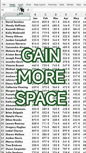 Get a BIGGER Screen Without Buying One 🤯 (Excel Ribbon Hack)