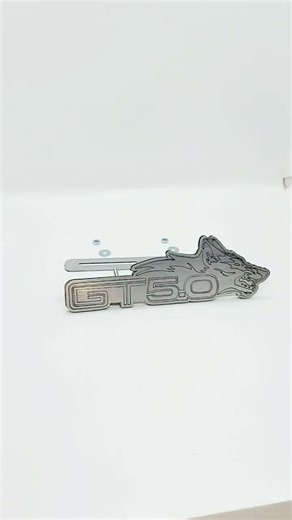 Emblem Radiator Grille Ford Mustang GT 5.0 Coyote – Premium Stainless SteelDescription