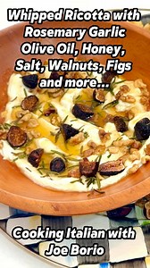 🇮🇹👇 Join me, Joe Borio in my kitchen, host of YouTube Cooking Italian with Joe, as we share how to make whipped ricotta cheese dip with Rosemary infused olive oil, nuts, figs, toasted rosemary, honey, and more!!! Joe Borio will also share stories, Italian recipes, travel tips, and all to Love about Italy 🇮🇹!!! https://www.cookingitalianwithjoe.com https://youtu.be/yTf7Zi8nbDE Support the channel and buy with our personal affiliate links!!! Makenzie Childs https://bit.ly/MacKenzieChildsCooki