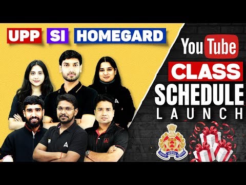 UPP/SI/Home Guard Preparation | Online Class Schedule Announced | By Police Adda247