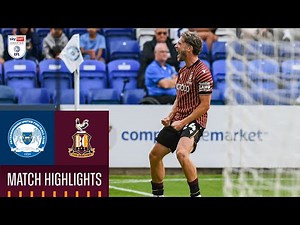 MATCH HIGHLIGHTS: Peterborough United v Bradford City