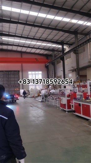 Test completed ready for shipping,pvc double pipe making machine,pvc profile,window profile machine