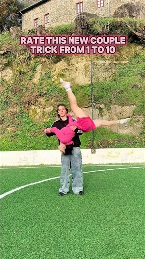 Rate Our New Couple Trick 1–10 👀🤸‍♀️