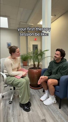 POV: your first therapy appointment 👀