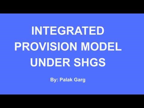 Integrated Provision Model For SHGs
