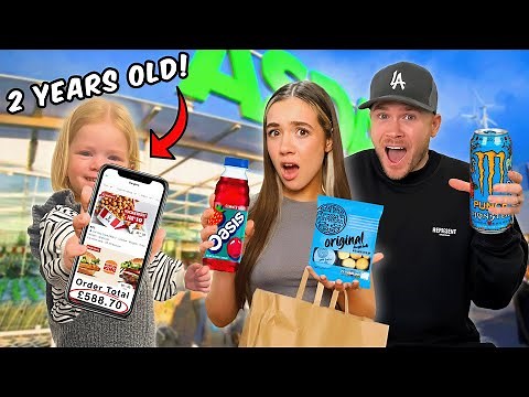 We let our 2 YEAR OLD choose our FOOD for 24 HOURS!