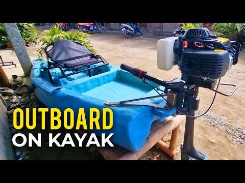 Installing an Outboard Engine on My DIY Kayak (DIY Mount Build)